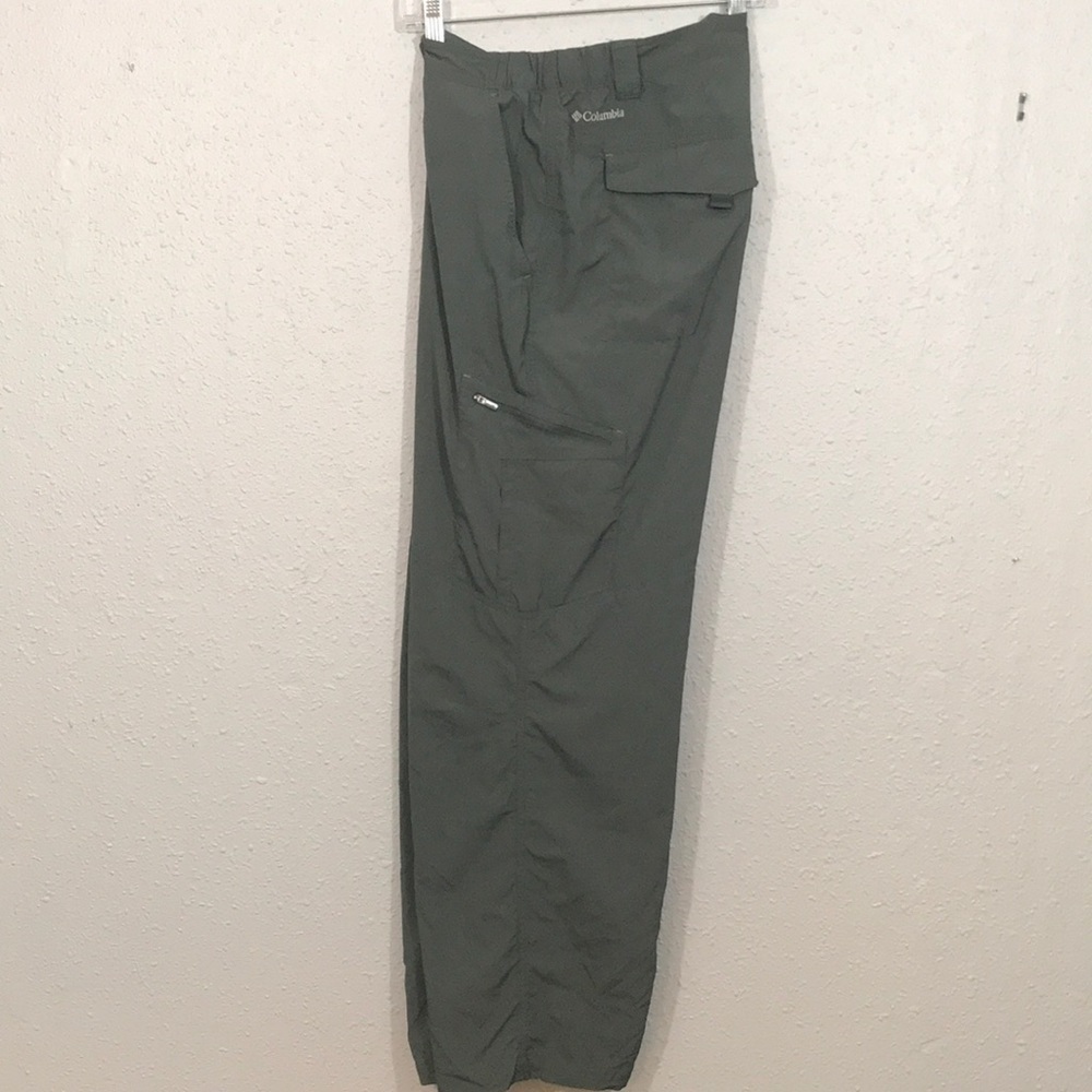 Columbia Omni-Shade Sun Protection Olive Green Trail Pants size 40x30